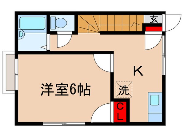 ぴぇーすMの物件間取画像